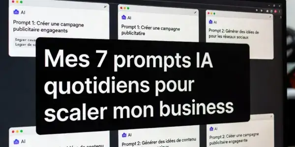 7 prompts IA pour scaler mon business en ligne